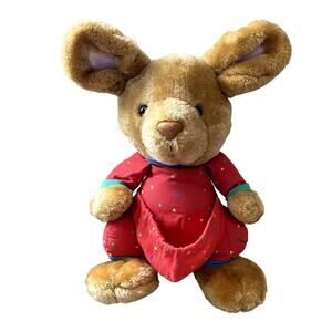 Vintage 1991 AVON Kasey Kangaroo Plush Stuffed Animal